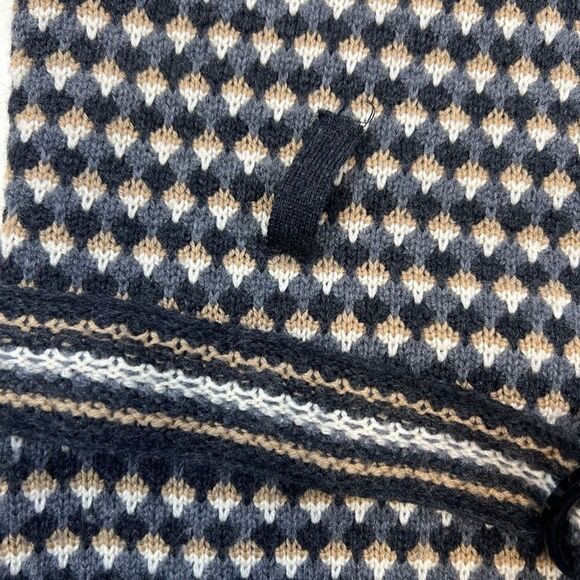 Trina Turk Womens Wool Belted Sleeveless Sweater Tank Top Brown Gray Size Large - Picture 6 of 6